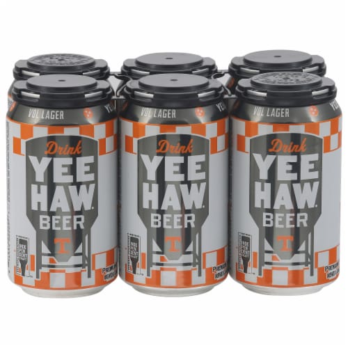 Yee Haw® Beer Tennessee Volunteers Can Perspective: front