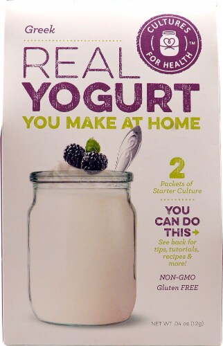 Cultures For Health  Real Yogurt Starter Culture   Greek Perspective: front
