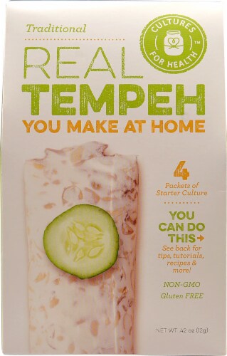 Cultures For Health  Real Tempeh Starter Culture Traditional Perspective: front