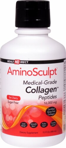 Health Direct  AminoSculpt® Collagen Sugar-Free   Tart  Cherry Perspective: front