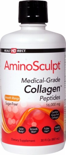 Health Direct  AminoSculpt® Collagen Sugar-Free   Smooth Mango Perspective: front