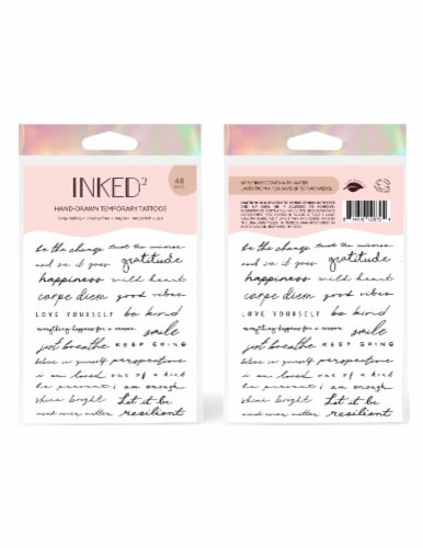 INKED Encouraged Sheet Pack Perspective: front