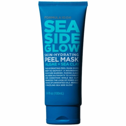 Formula 10.0.6 Sea Side Glow Skin-Hydrating Algae & Sea Clay Peel Mask Perspective: front