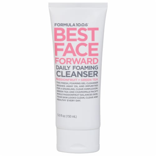 Formula 10.0.6 Best Face Forward Passionfruit & Green Tea Daily Foaming Cleanser Perspective: front