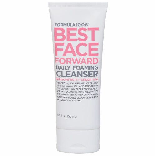 Formula 10.0.6 Best Face Forward Passionfruit & Green Tea Daily Foaming Cleanser Perspective: front