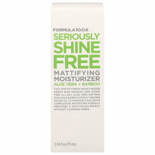 Formula 10.0.6 Seriously Shine Free Matifying Oil-Free Moisturizer Perspective: front