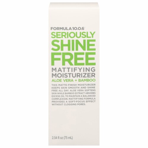 Formula 10.0.6 Seriously Shine Free Matifying Oil-Free Moisturizer Perspective: front