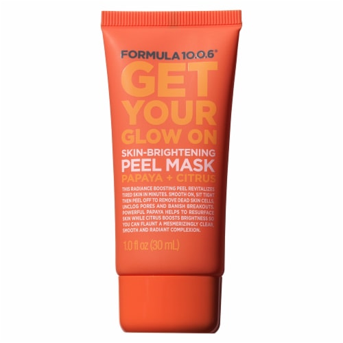 Formula 10.0.6 Get Your Glow On Skin-Brightening Peel Mask Perspective: front