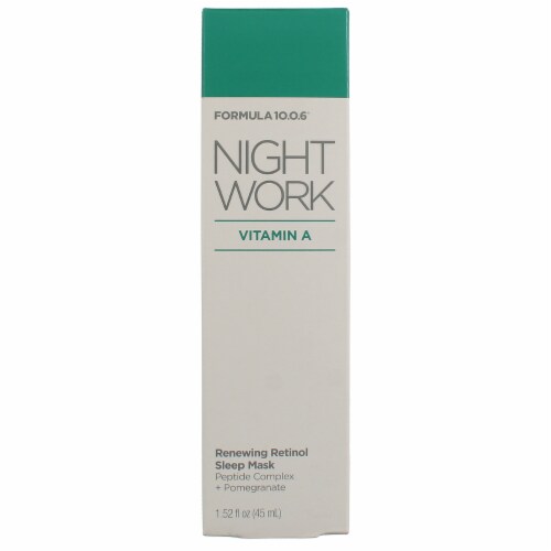 Formula 10.0.6 Night Work Renewing Retinol Sleep Mask, 1.52 fl oz Perspective: front
