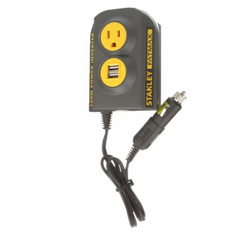 Stanley® 140Watt Power Inverter Black/Yellow, 1 ct QFC