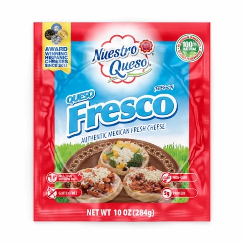 Nuestro Queso® Queso Fresco Mexican Crumbling Cheese Perspective: front