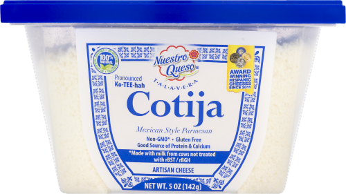 Nuestro Queso® Cotija Mexian Style Grated Parmesan Perspective: front