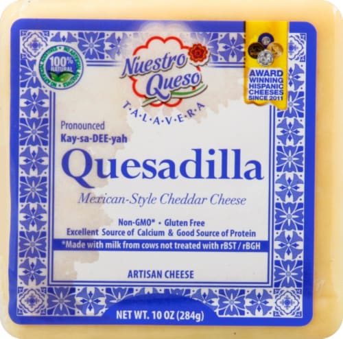 Nuestro Queso Quesadilla Mexican Style Cheddar Cheese