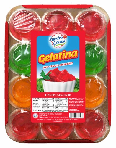 Nuestra Cocina® Assorted Gelatin Perspective: front