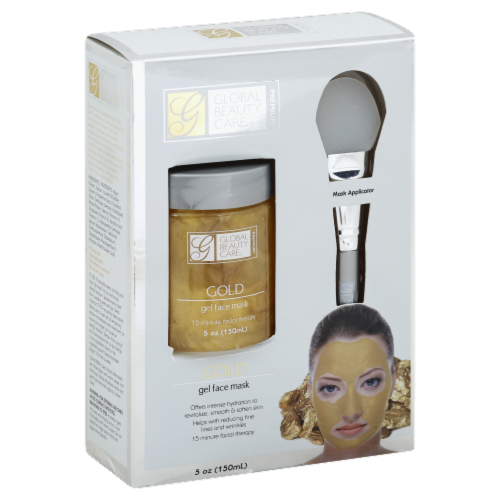 Fred Meyer Global Beauty Care Gold Gel Face Mask, 5 oz