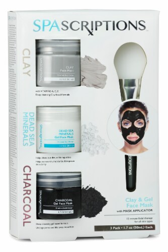 Spascriptions Clay & Gel Face Mask Perspective: front