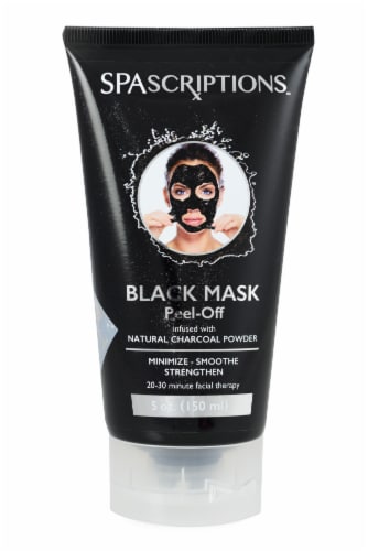 Spascriptions™ Peel Off Black Mask Perspective: front