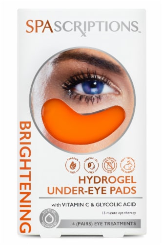 Spascriptions™ Brightening Hydrogel Under-Eye Pads Perspective: front