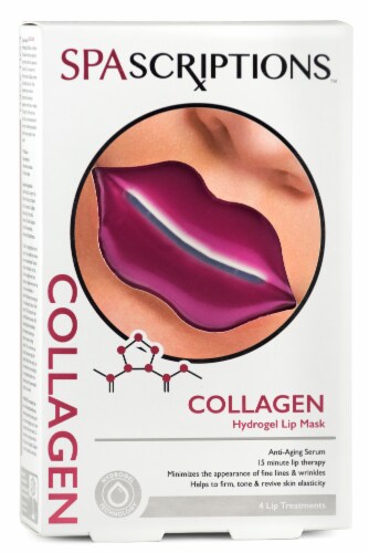 Spascriptions Collagen Hydrogel Lip Masks Perspective: front