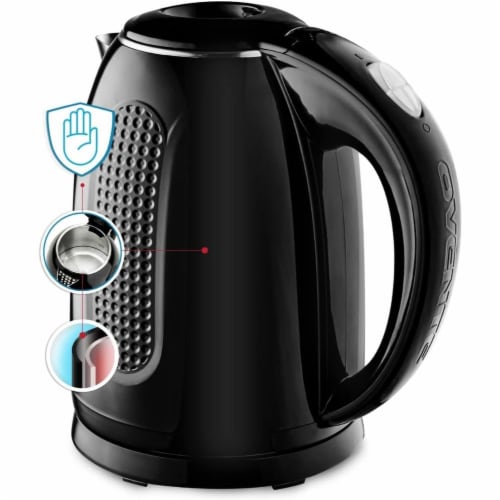 Ovente Double Wall Insulated Electric Kettle, Black 1.7L, 1.7 L - Fred Meyer