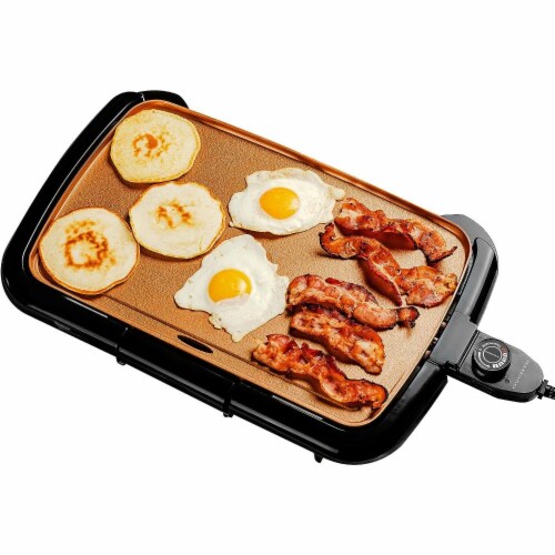 Cooking on an electric griddle sale