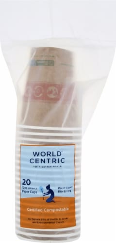 World Centric Paper Hot Cups Perspective: front