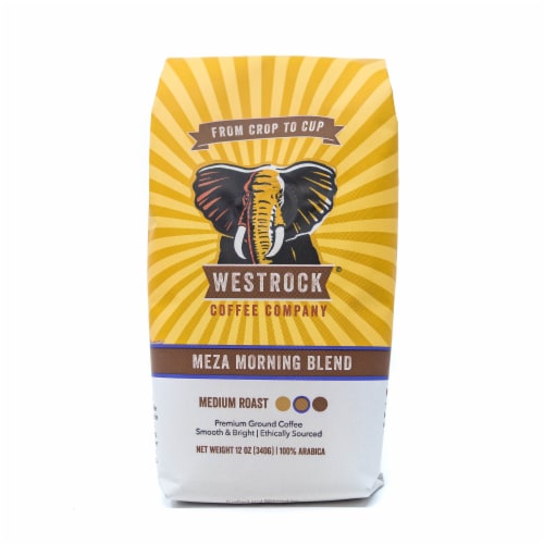 Westrock Coffee Meza Morning Medium Roast Ground Coffee Perspective: front