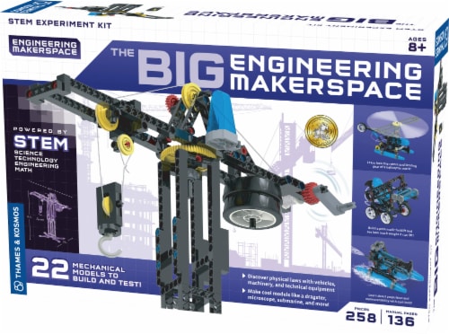 Thames & Kosmos The Big Engineering Makerspace Kit Perspective: front