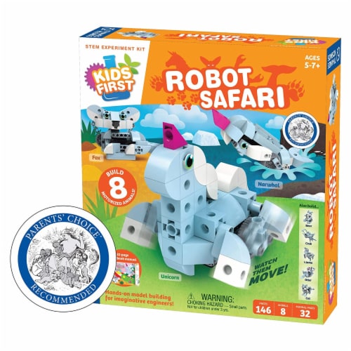 Kids First Robot Safari Introduction to Motorized Machines Perspective: front