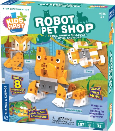 Thames & Kosmos Kids First Robot Pet Shop Kit Perspective: front