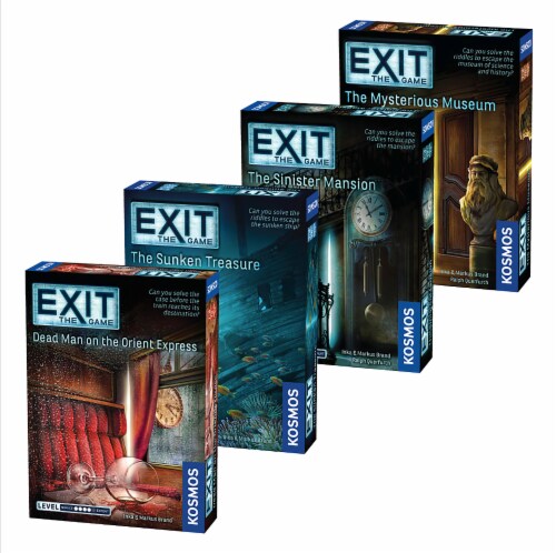 Thames & Kosmos EXIT: The Game Escape Room Season 3 Bundle Board Game Collection Perspective: front