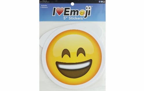 Everything Emoji Laugh/Smile Stickers - 5" Perspective: front