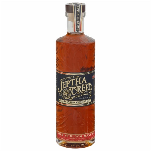 Jeptha Creed Kentucky Straight Bourbon Whiskey Perspective: front