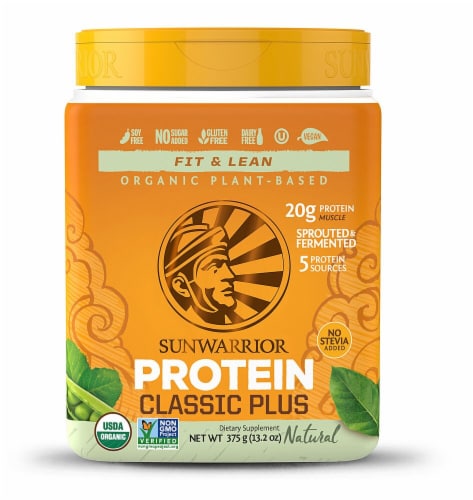 Sunwarrior  Classic PLUS Protein   Natural Perspective: front