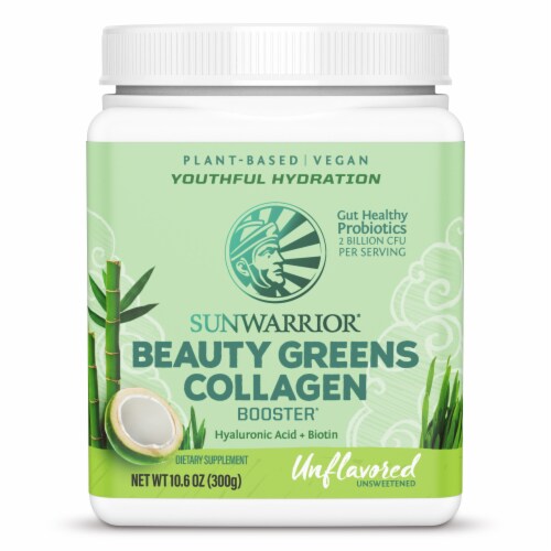 Sunwarrior® Beauty Greens Collagen Booster Perspective: front