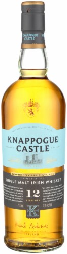 Knappogue Castle Single Malt Irish Whiskey Perspective: front