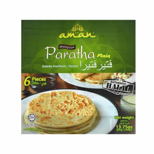 Aman Malaysian Plain Paratha Perspective: front