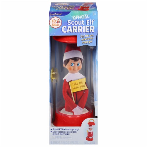 Santaverse™ Elf On The Shelf® Official Scout Elf™ Carrier Perspective: front