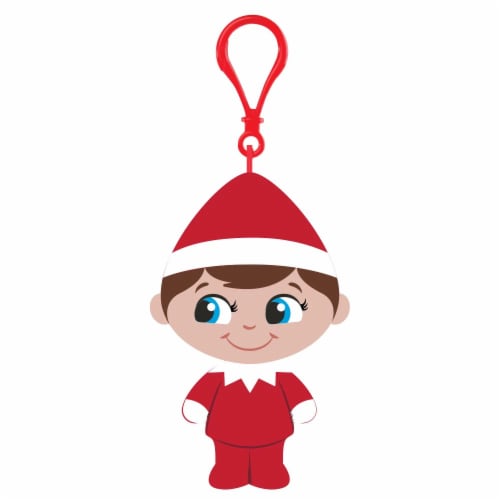 The Elf on the Shelf® Plushee Pals Mini Clips Boy Blue Eyes Perspective: front