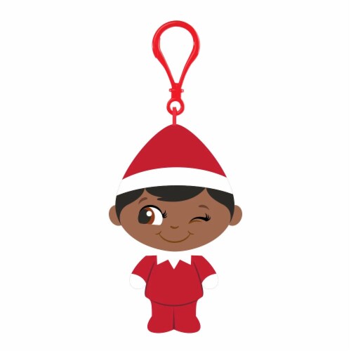 The Elf on the Shelf Plushee Pals Mini Clips Boy Brown Eyes Perspective: front