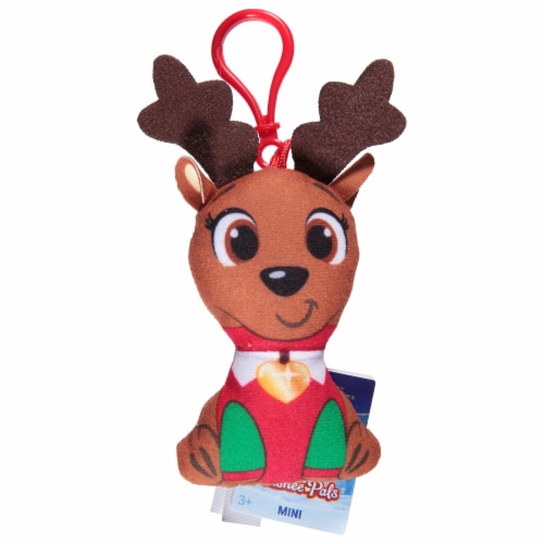 The Elf on the Shelf® Plushee Pals® Mini Clips Reindeer Perspective: front
