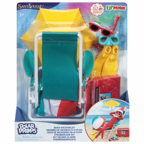 The Elf on the Shelf- Polar Props Beach Set Perspective: front
