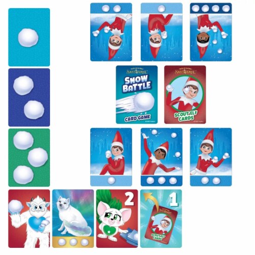 The Elf on the Shelf- Santaverse Snow Battle Card Game Perspective: front
