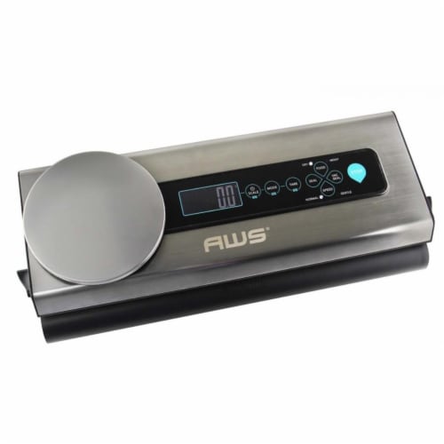 AWS SEAL-N-WEIGH 2 Kg x 0.1 g Seal N Weight Kitchen Scale & Bag Sealer Combo Perspective: front