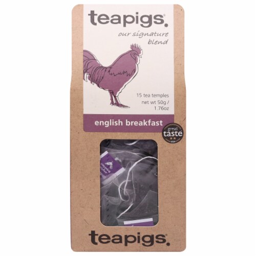 Teapigs® Tea - English Breakfast - Case of 6 - 15 count Perspective: front