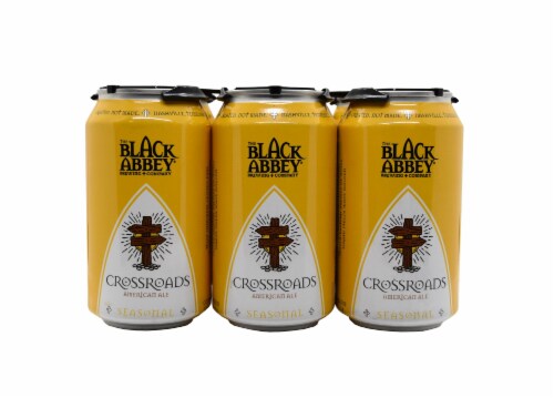 The Black Abbey Brewing Company Crossroads American Ale Perspective: front