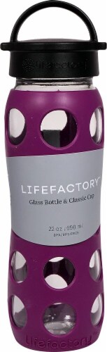 22oz Glass Water Bottle with Silicone Sleeve