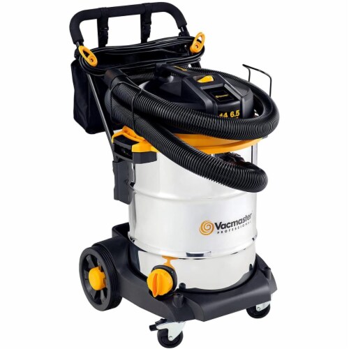 Vacmaster VJE1412SW 0201 Pro 14G 6.5HP SS Wet/Dry Vac Perspective: front