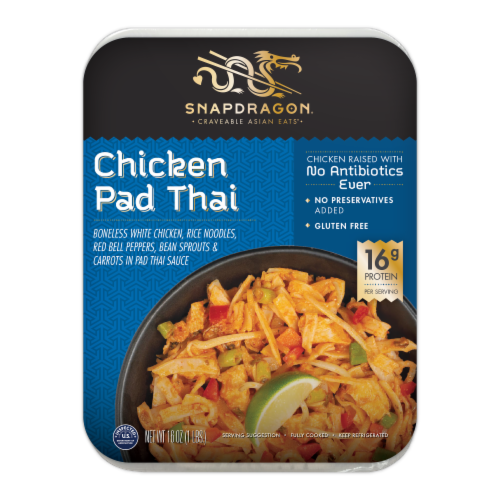 Snapdragon Chicken Pad Thai Meal Perspective: front