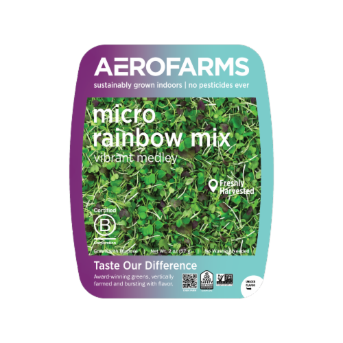 AeroFarms Micro Rainbow Mix Greens Perspective: front